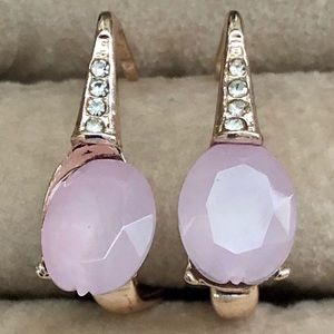 Fashion Pink Drop Earrings